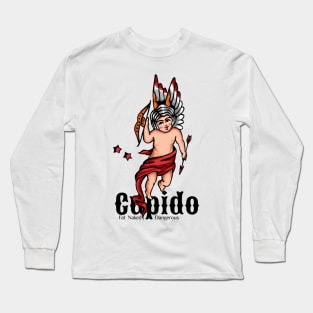 Cute Cupid with Arrow Long Sleeve T-Shirt